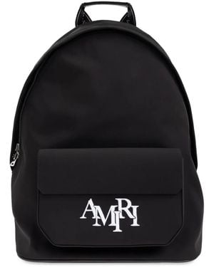 Amiri ロゴ バックパック - ブラック