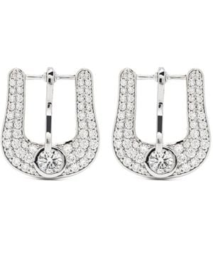 Roses Metals ダイヤモンド ピアス 14kホワイトゴールド
