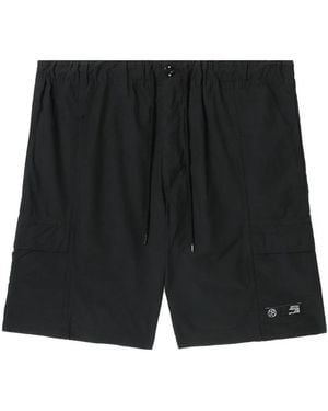 Neighborhood Cargo-Pocket Deck Shorts - Black
