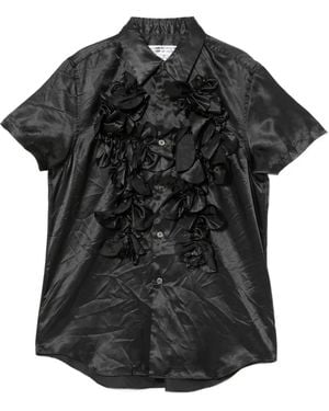 Comme des Garçons Floral Shirt - Black