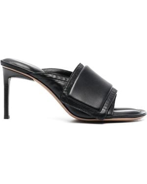 Jacquemus Les Splash Aqua Heeled Mules - Black
