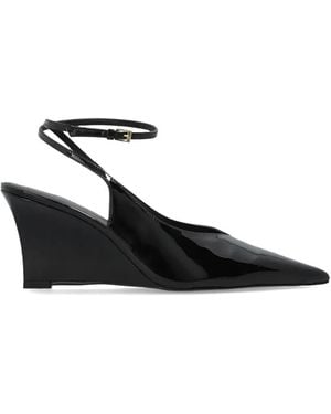 Black Suede Studio Escarpins Eliana 70 Mm - White
