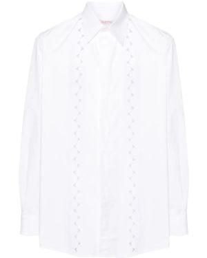 Valentino Garavani Scallop-Detail Shirt - White