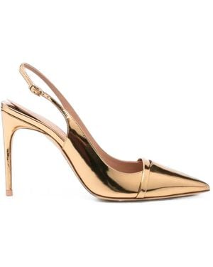 Malone Souliers Schiffer Metallic Leather Pumps
