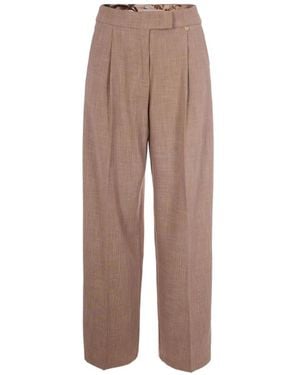 Liu Jo Biscuit Cotton Pants - Natural