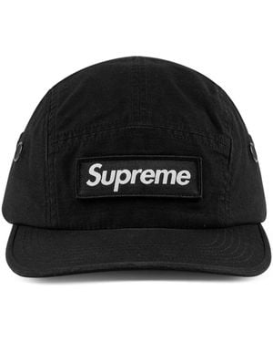 Supreme Military Camp "Fw 23" Baseball Cap - Black