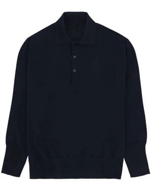 Fortela Long-Sleeve Polo Shirt - Blue