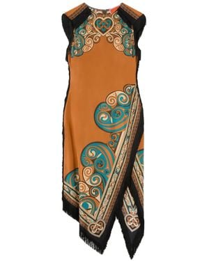 La DoubleJ Scarf Dress - Orange