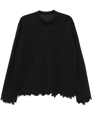 JNBY Asymmetric-Hem T-Shirt - Black
