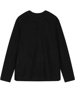 CROQUIS Frayed-Detail Sweatshirt - Black