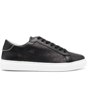 Fabiana Filippi Round-Toe Low-Top Trainers - Black