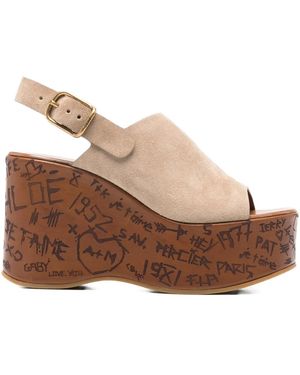 Chloé Maxime Sandals - Brown