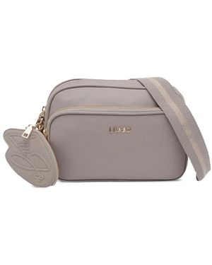 Liu Jo Logo-Detail Cross Body Bag - Grey