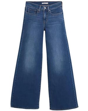 Levi's 318 Shaping Wide-Leg Jeans - Blue