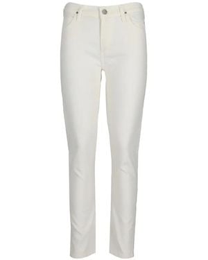 Citizens of Humanity Jean Droit Carlton À Taille Haute - White