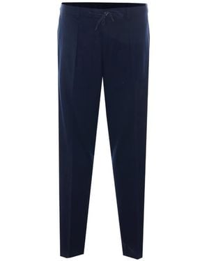 Circolo 1901 Drawstring Tailored Trousers - Blue