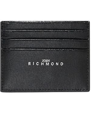John Richmond Logo Cardholder - Black