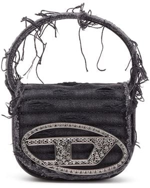 DIESEL 1Dr Xs Distressed Cross Body Mini Bag - Black
