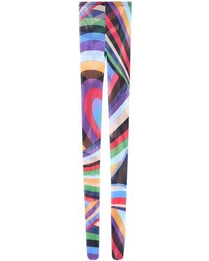 PUCCI Calcetines Con Estampado Iride - Rojo