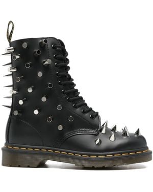 Junya Watanabe X Dr. Martens Studded Lace-up Boots - Black
