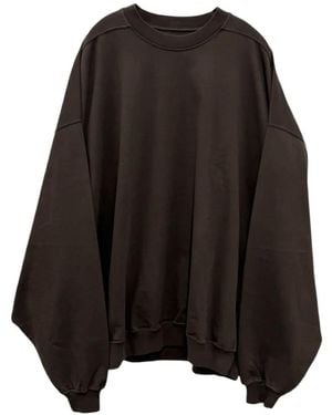 Rick Owens Oversized Jersey Sweater - Black