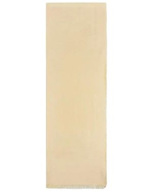 Elisabetta Franchi Fringed Rectangle Scarf - Natural
