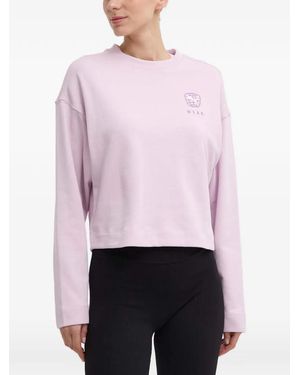 PUMA Logo-Print Sweatshirt - Pink