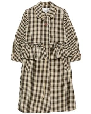 Damson Madder Myrtle Trench Coat - Natural