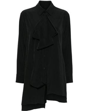 Yohji Yamamoto Asymmetric Shirt - Black