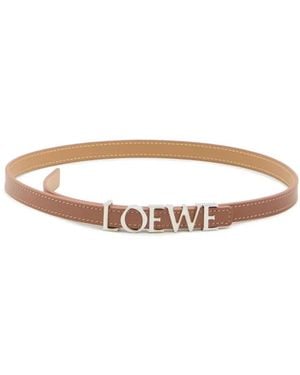 Loewe Riem Met Logo - Wit