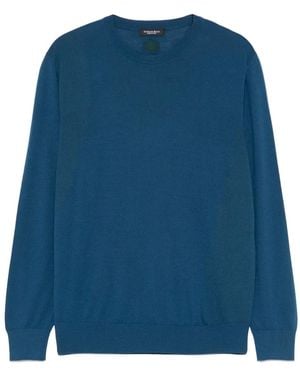Stefano Ricci Fine-Knit Jumper - Blue