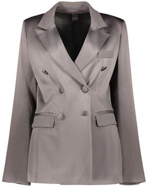 Lorena Antoniazzi Satin Blazer - Brown