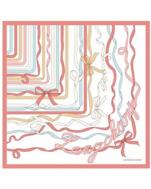 Longchamp Écharpe Rubans - White
