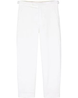 Bode Straight-Leg Cotton Trousers - White