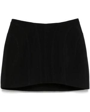 Mugler テーラード ミニスカート - ブラック