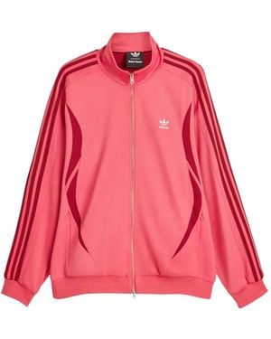 Wales Bonner Chaqueta Con Logo Bordado - Rosa