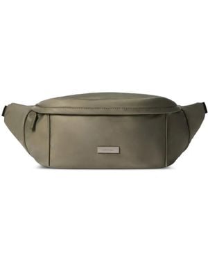 Calvin Klein Sac Banane À Plaque Logo - Gris