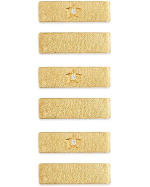 Marie Lichtenberg Micro Coco Halskette Mit Diamanten - Mettallic