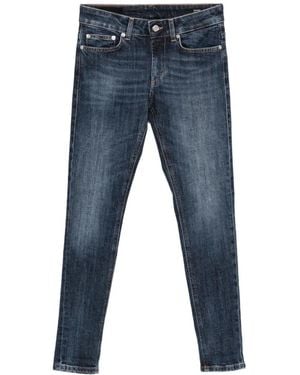 Dondup Vaqueros Skinny Monroe Con Efecto Lavado Degradado - Azul