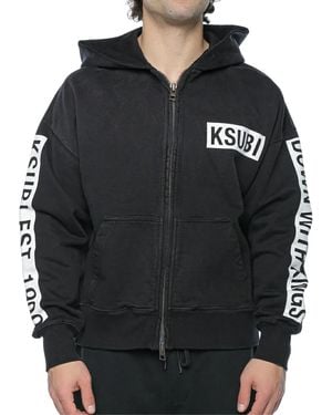 Ksubi Kings Halen Zip-Up Hoodie - Black