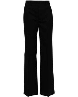 Rick Owens Straight-Leg Tailored Trousers - Black