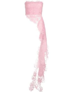 David Koma Top mit Spitze - Pink
