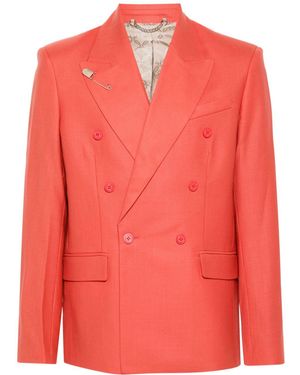 Charles Jeffrey Edinburgh Double-Breasted Blazer - Pink