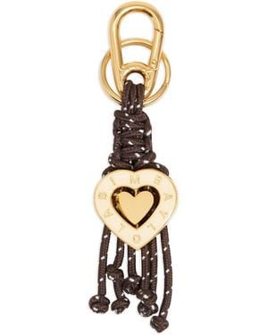 Bimba Y Lola Heart-Charm Rope Keyring - Metallic