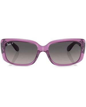Ray-Ban スクエアフレーム サングラス - ピンク