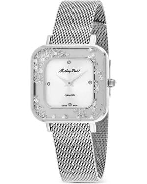 Mathey-Tissot Gemina 28Mm Watch - Grey