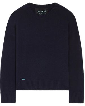 Alanui Jersey Con Cuello Redondo - Azul