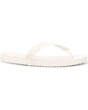 Tommy Hilfiger Logo Flip-Flops - White