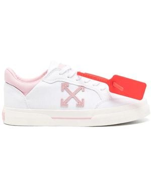 Off-White c/o Virgil Abloh New Low Vulcanized Sneakers - Roze