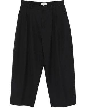 Studio Nicholson Pleated Tailored Trousers - Black